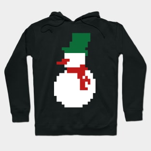 Snowman Pixel Art Hoodie